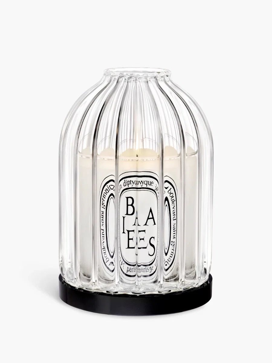 RIBBED CANDLE HOLDER FOR CLASSIC CANDLES