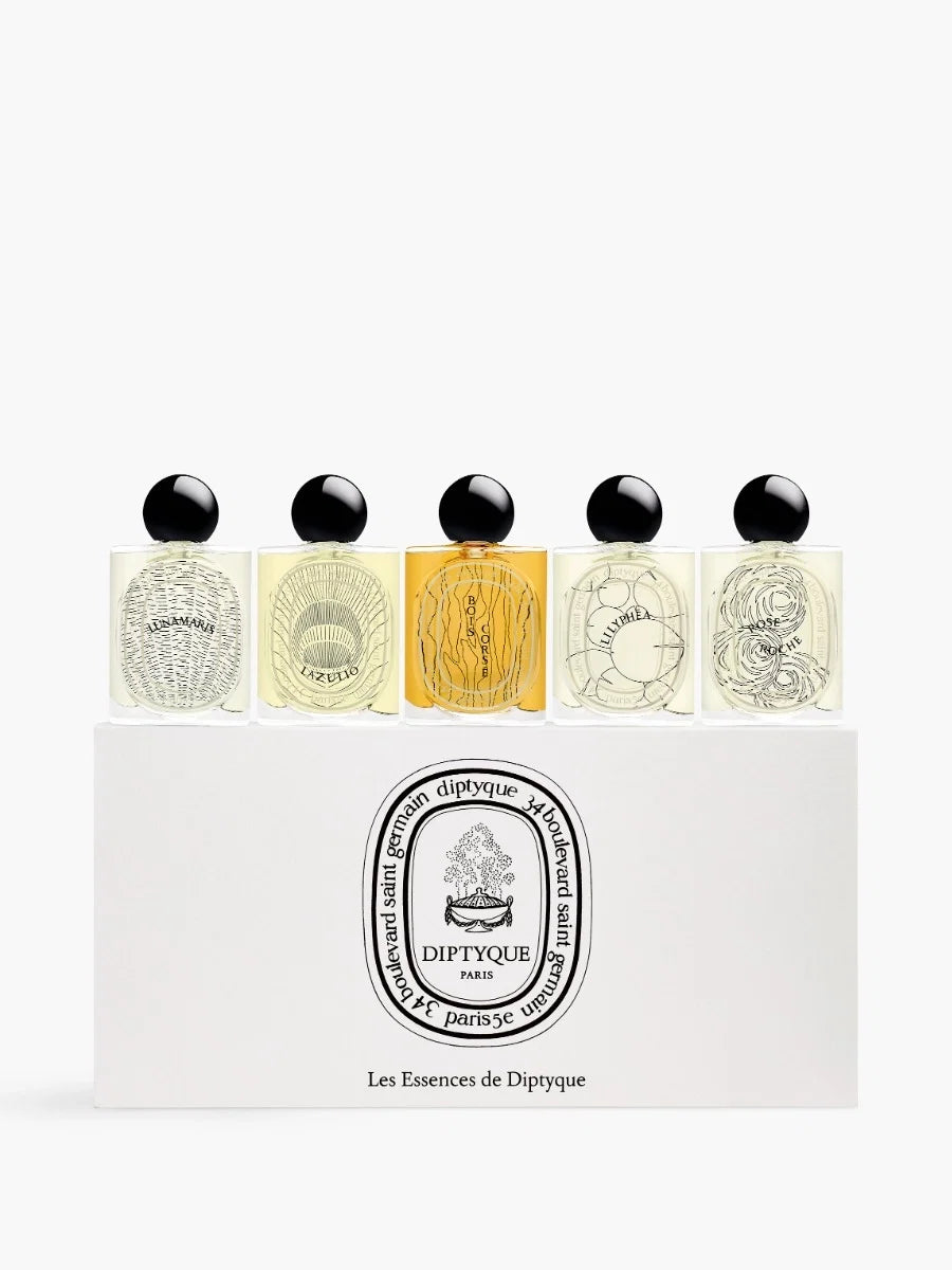 SET OF 5 EAUX DE PARFUM LES ESSENCES DE DIPTYQUE 5x10ml