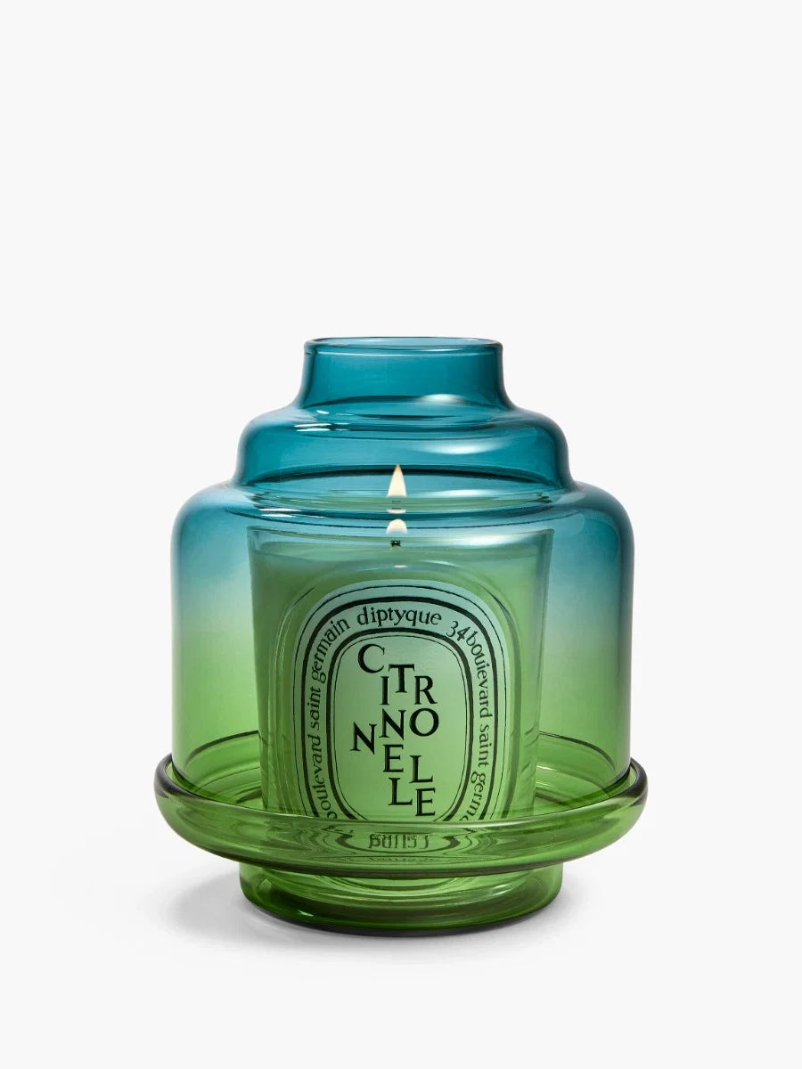 WATER GARDEN PYRAMID CANDLE HOLDER FOR CLASSIC CANDLES