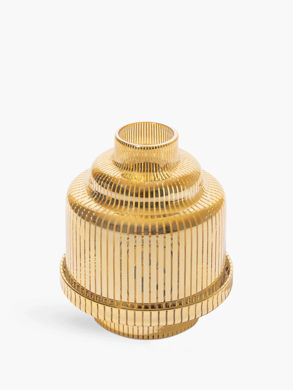 GOLDEN PYRAMID CANDLE HOLDER FOR CLASSIC CANDLES