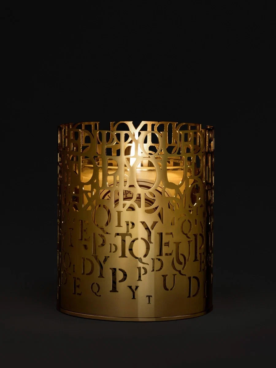 ALPHABET CANDLE HOLDER FOR CLASSIC CANDLES