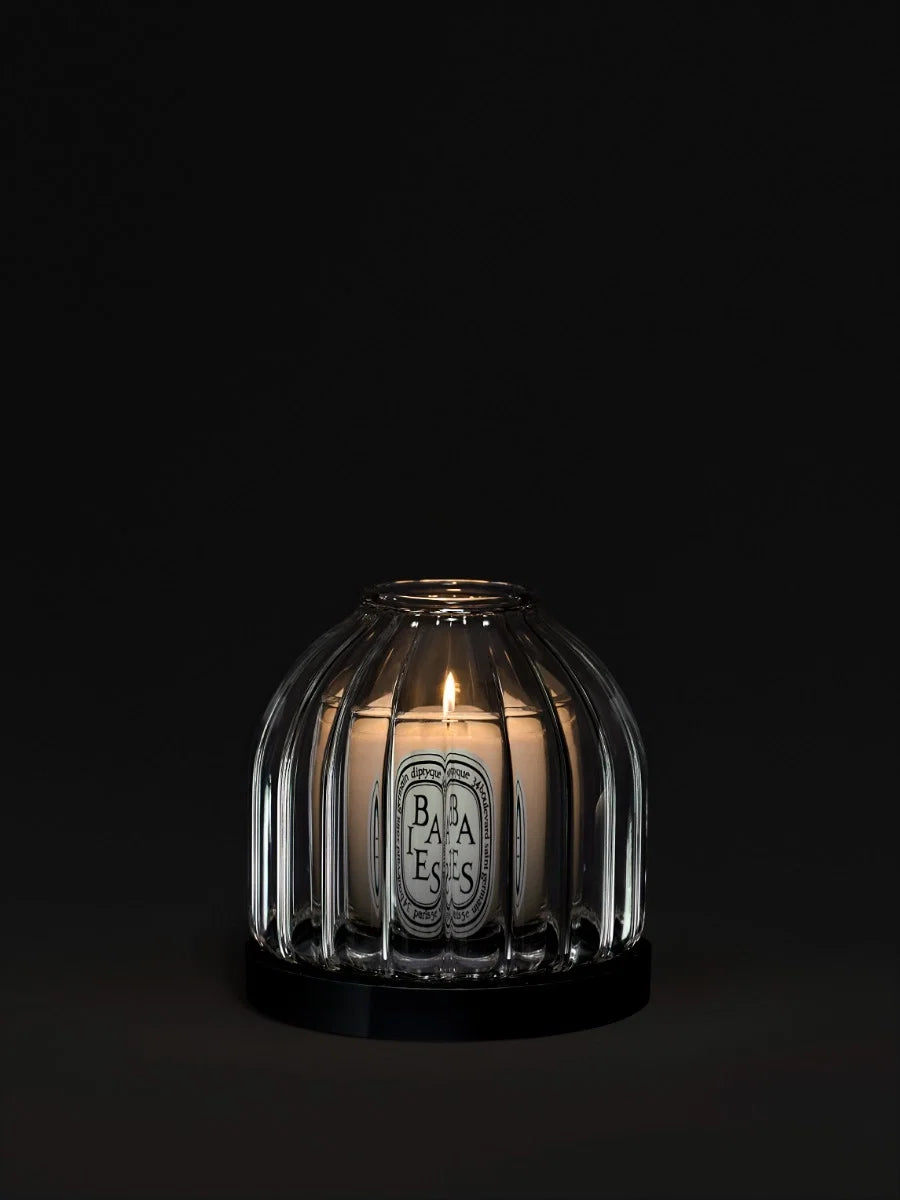 RIBBED CANDLE HOLDER FOR MINI CANDLES