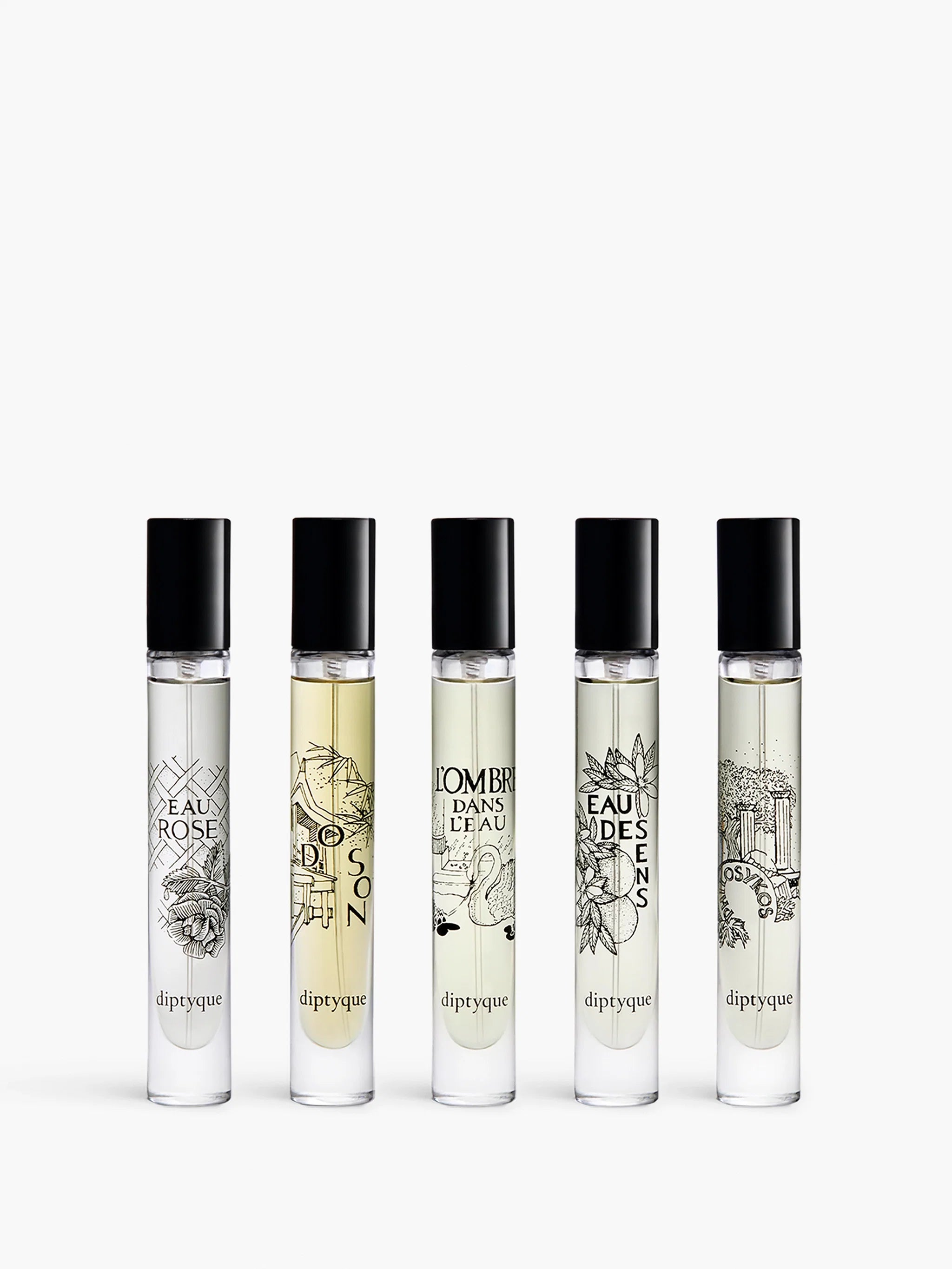 SET OF 5 EAUX DE TOILETTE PRE-COMPOSED 7.5ml