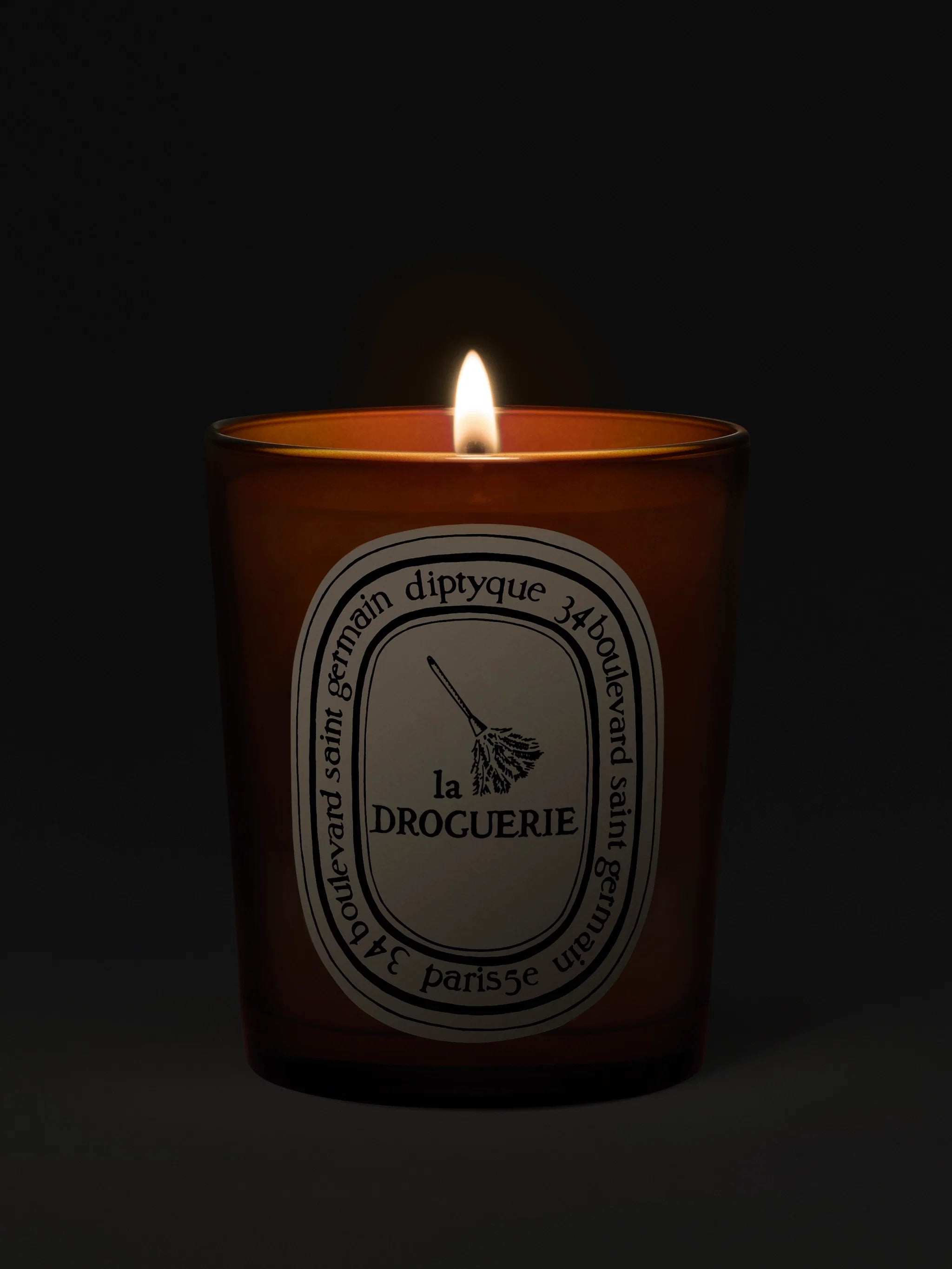 LA DROGUERIE ODOR REMOVING CANDLE WITH BASIL CLASSIC - 6.7 OZ