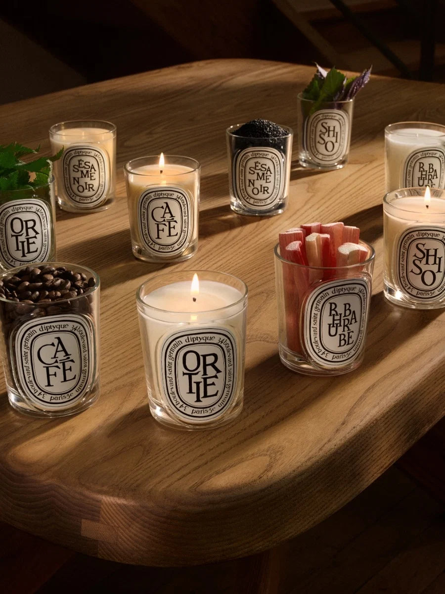 SET OF 5 MINIATURE CANDLES PRE-COMPOSED - 1.2 OZ