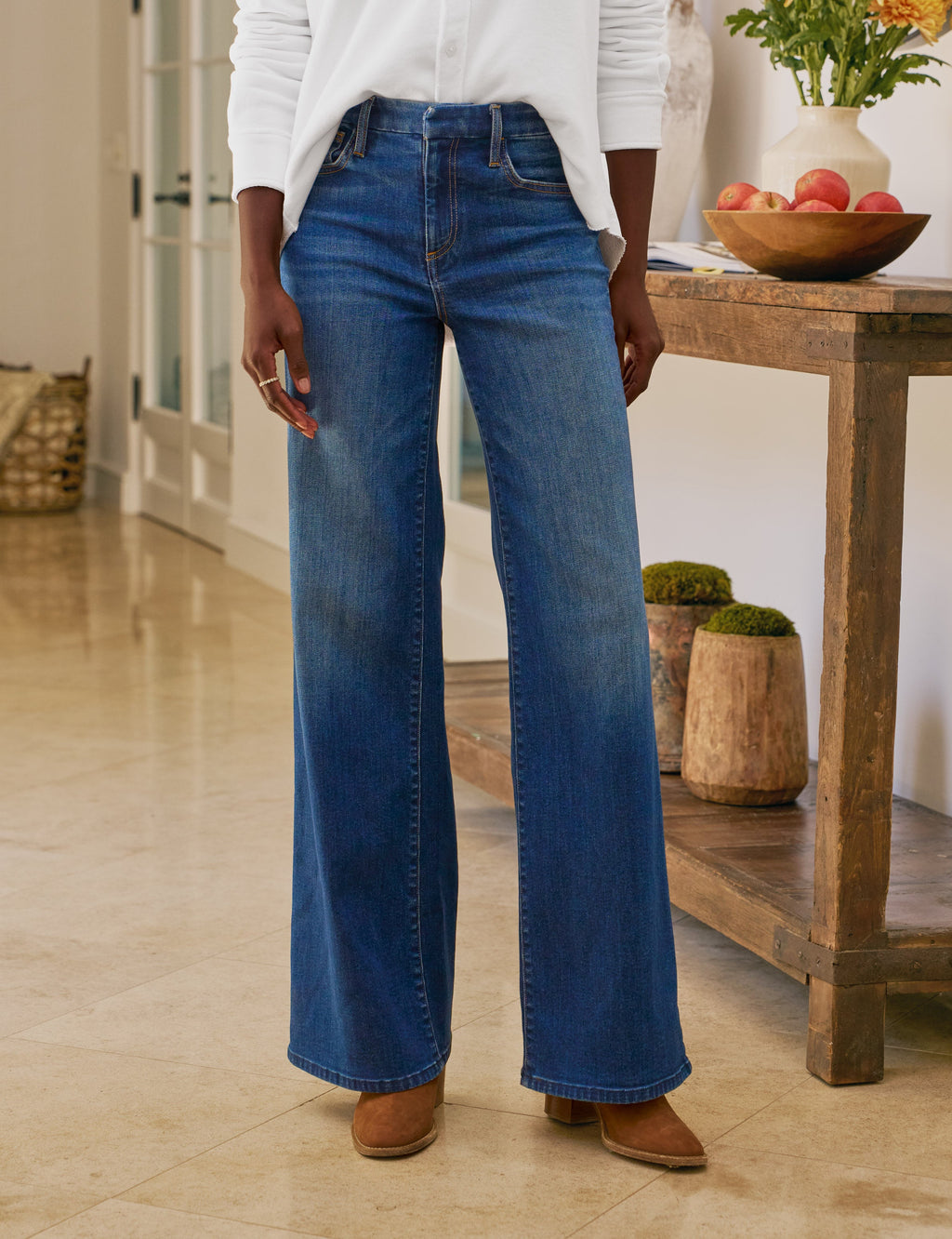 GALWAY 32" 1999 Wash (Finished Hem), Italian Dreamâ„?Denim