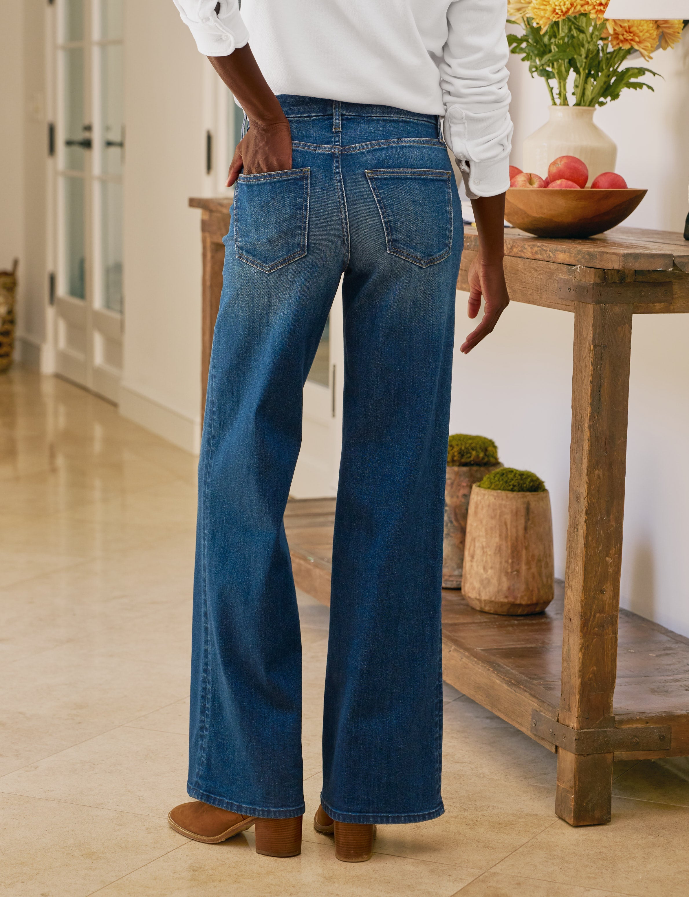 GALWAY 32" 1999 Wash (Finished Hem), Italian Dreamâ„?Denim
