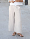 MAISIE Sand, Washed Linen