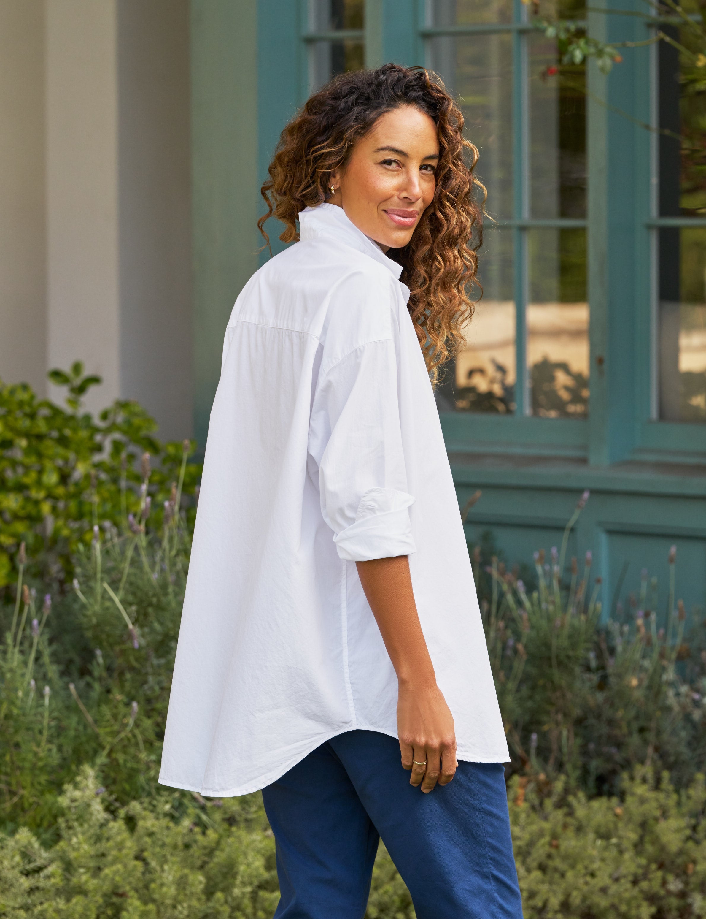 SHIRLEY White, Everyday Poplin