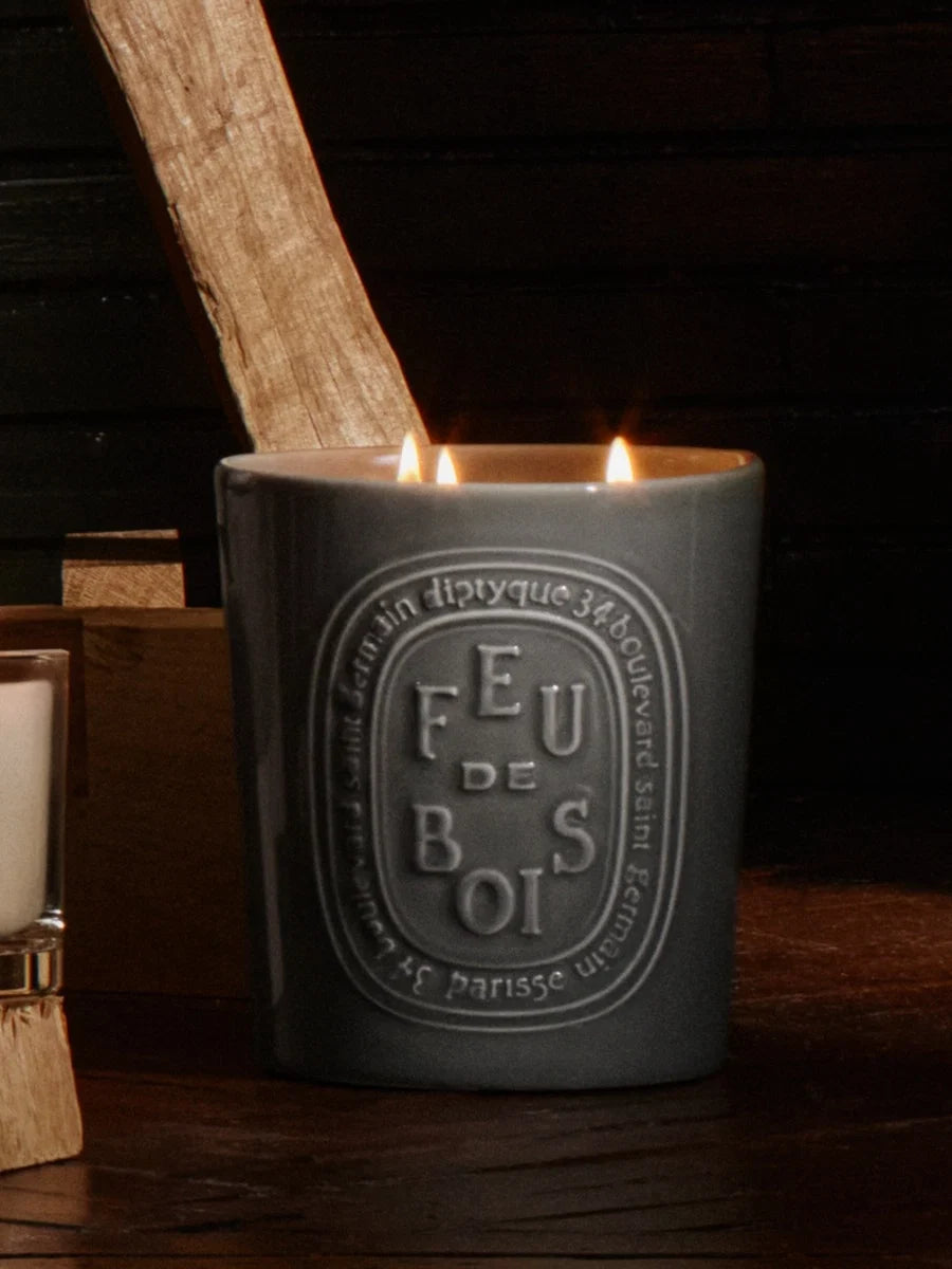 FEU DE BOIS (WOOD FIRE) LARGE CANDLE - 21.2 OZ