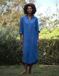 RORY Cabo Blue, Washed Linen