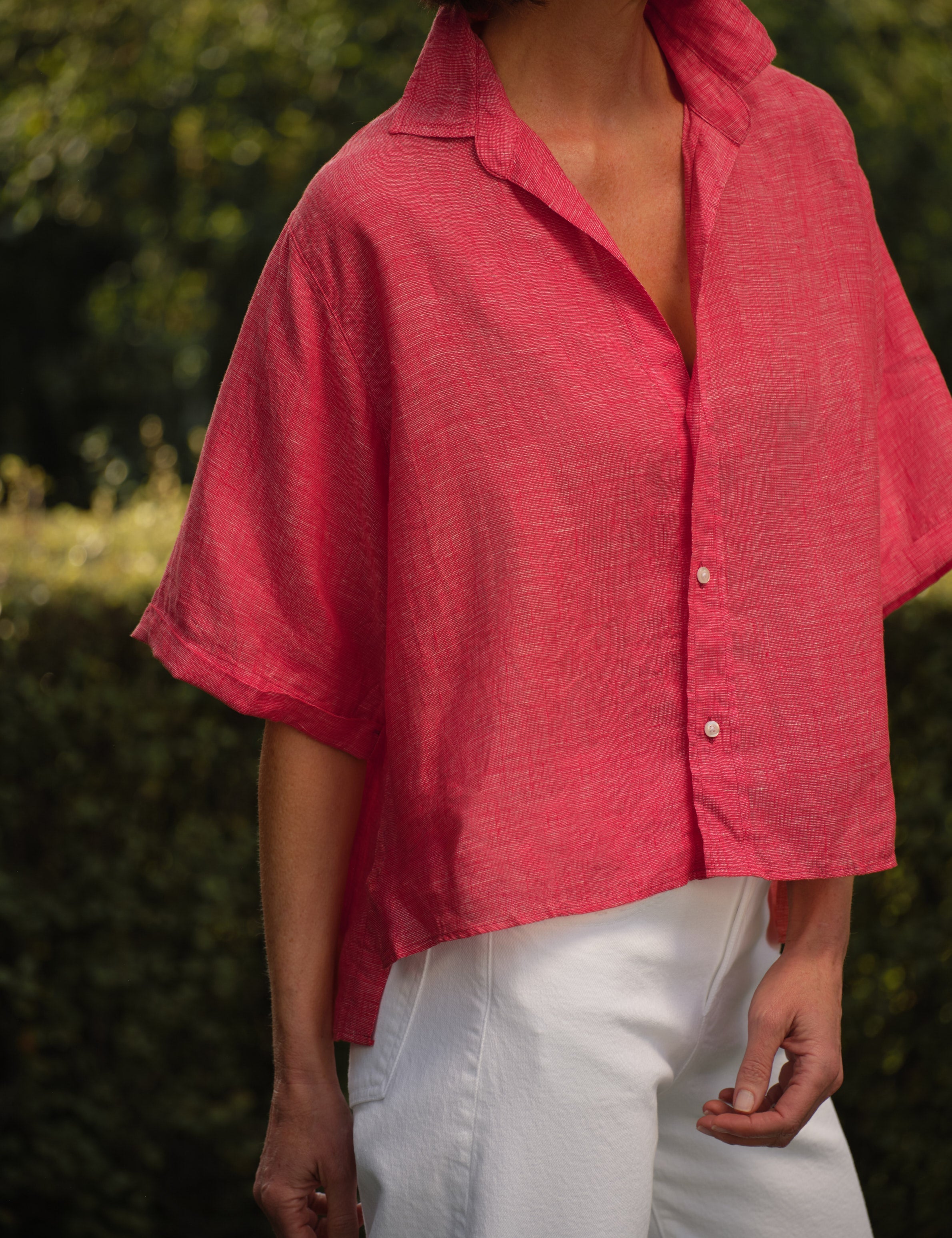 ROSIE Red, Italian Classic Linen