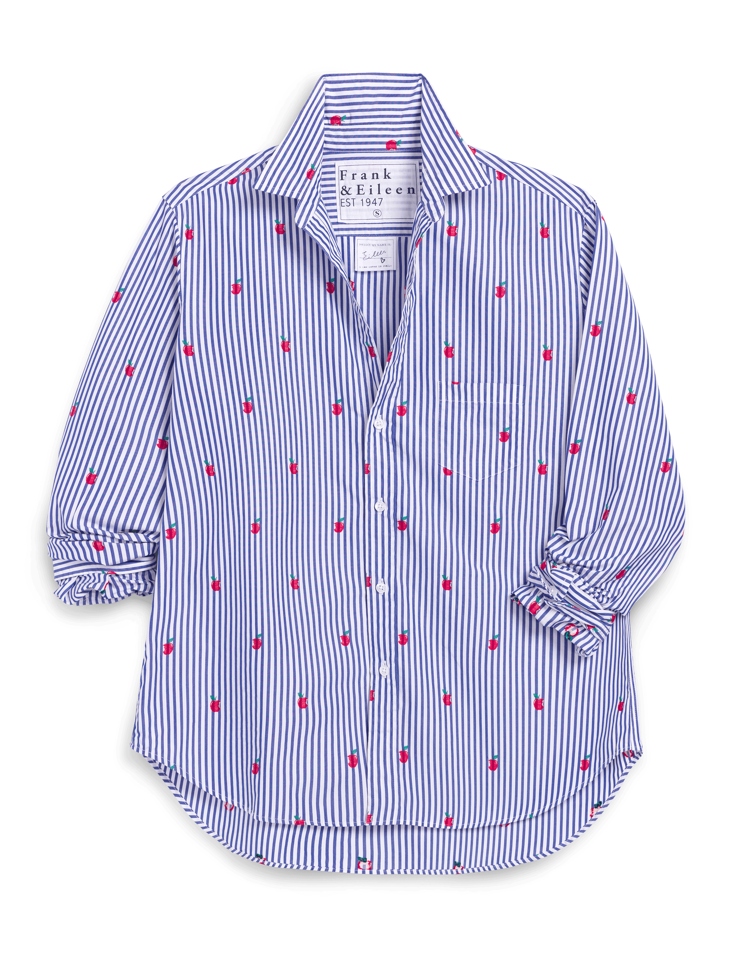 EILEEN NYC Apples, Italian Classic Poplin