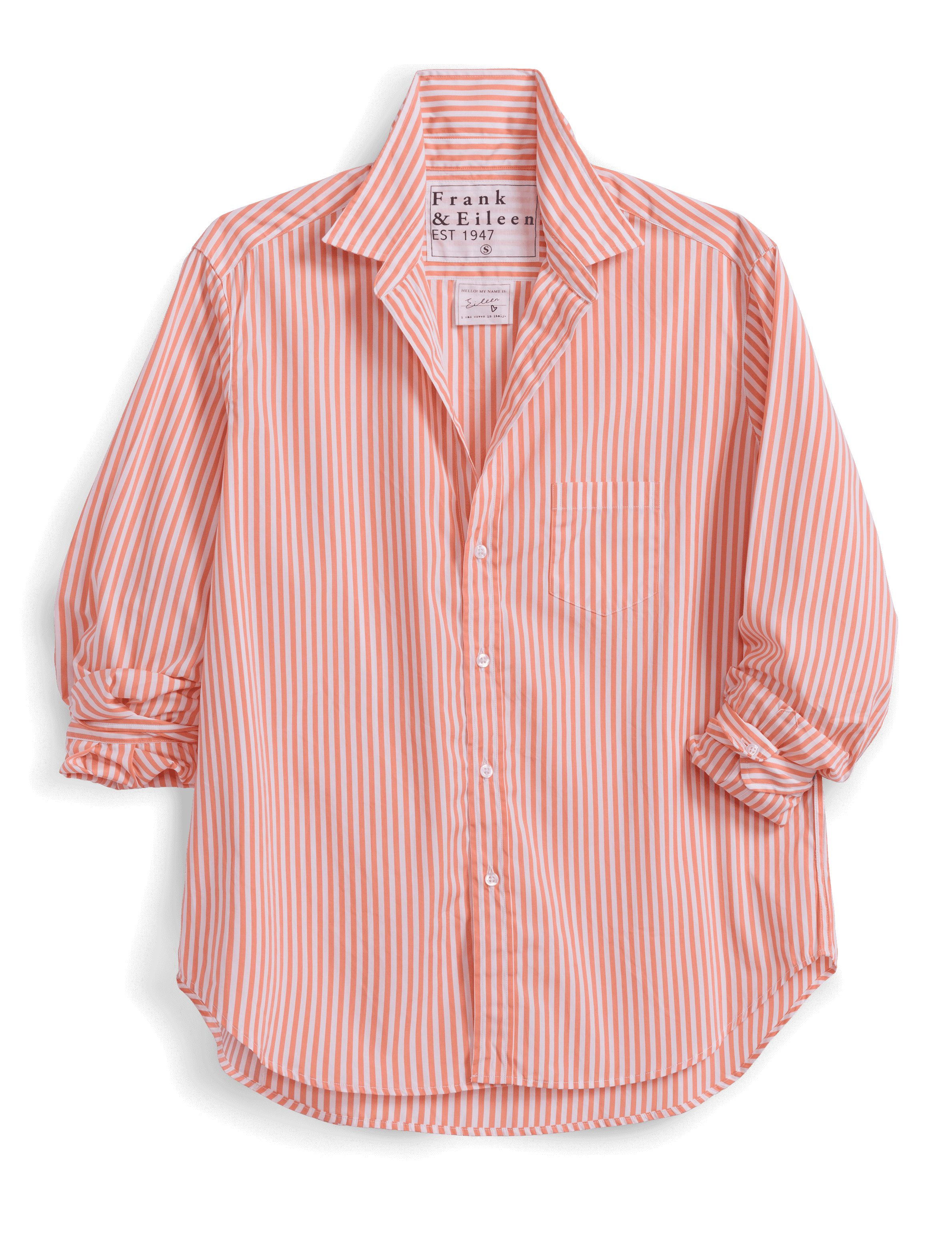 EILEEN Peach Stripe, Italian Superluxe