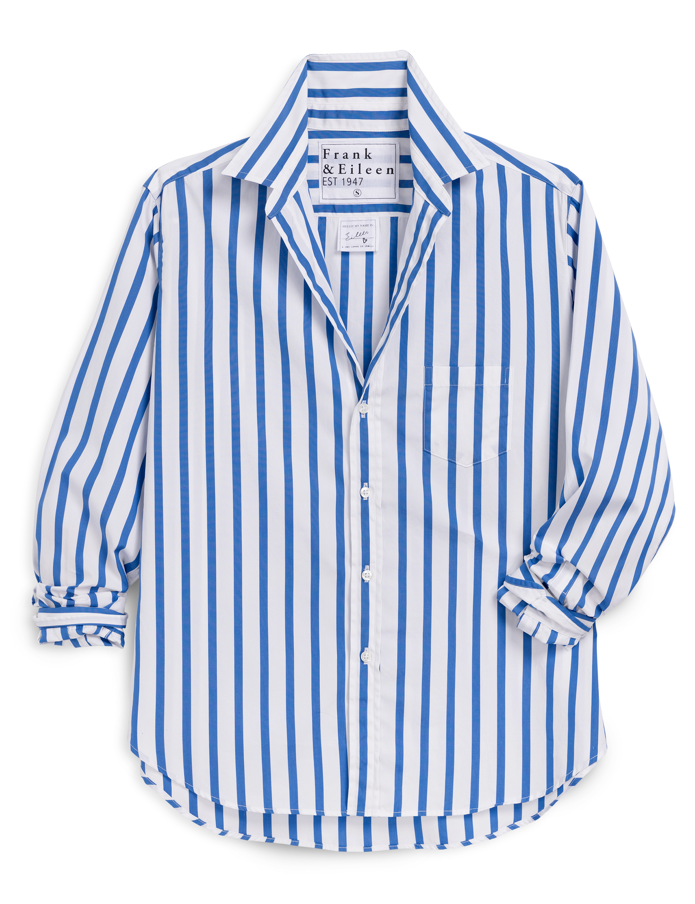 EILEEN Blue and White Stripe, Italian Superluxe
