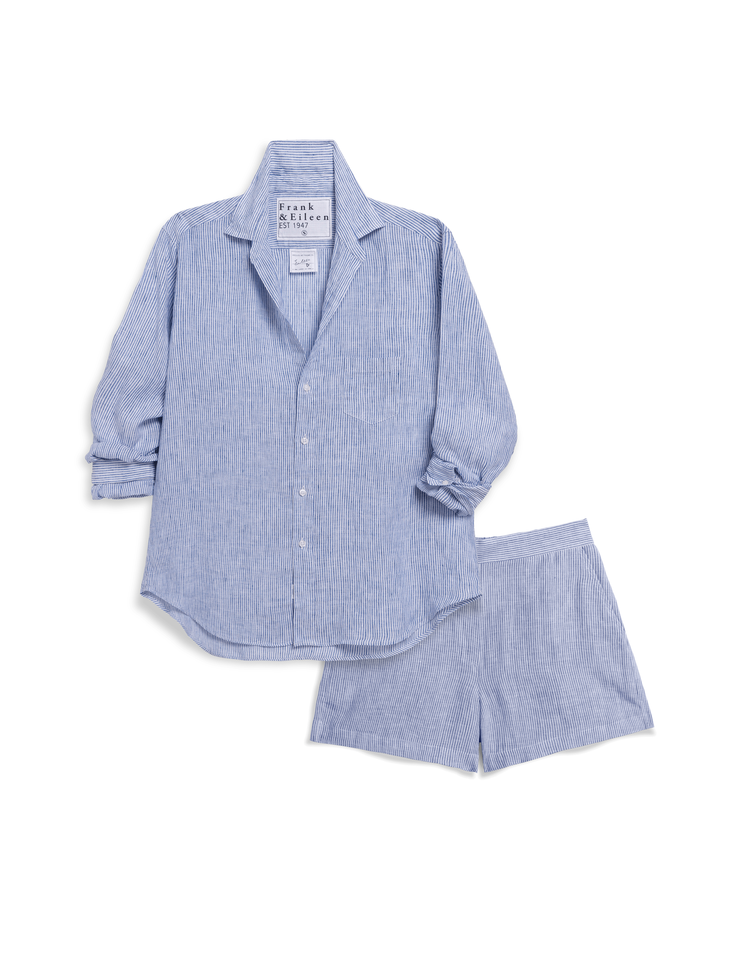 AMALFI GETAWAY SET Thin Blue Stripe