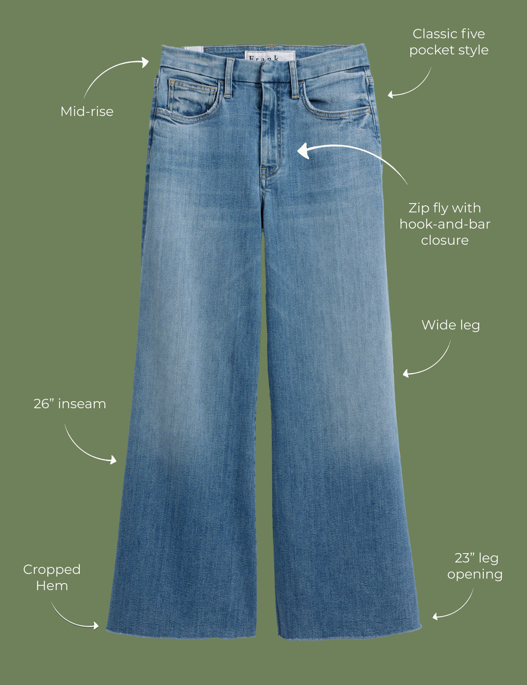GALWAY 26" 1967 Wash, Italian Dreamâ„?Denim