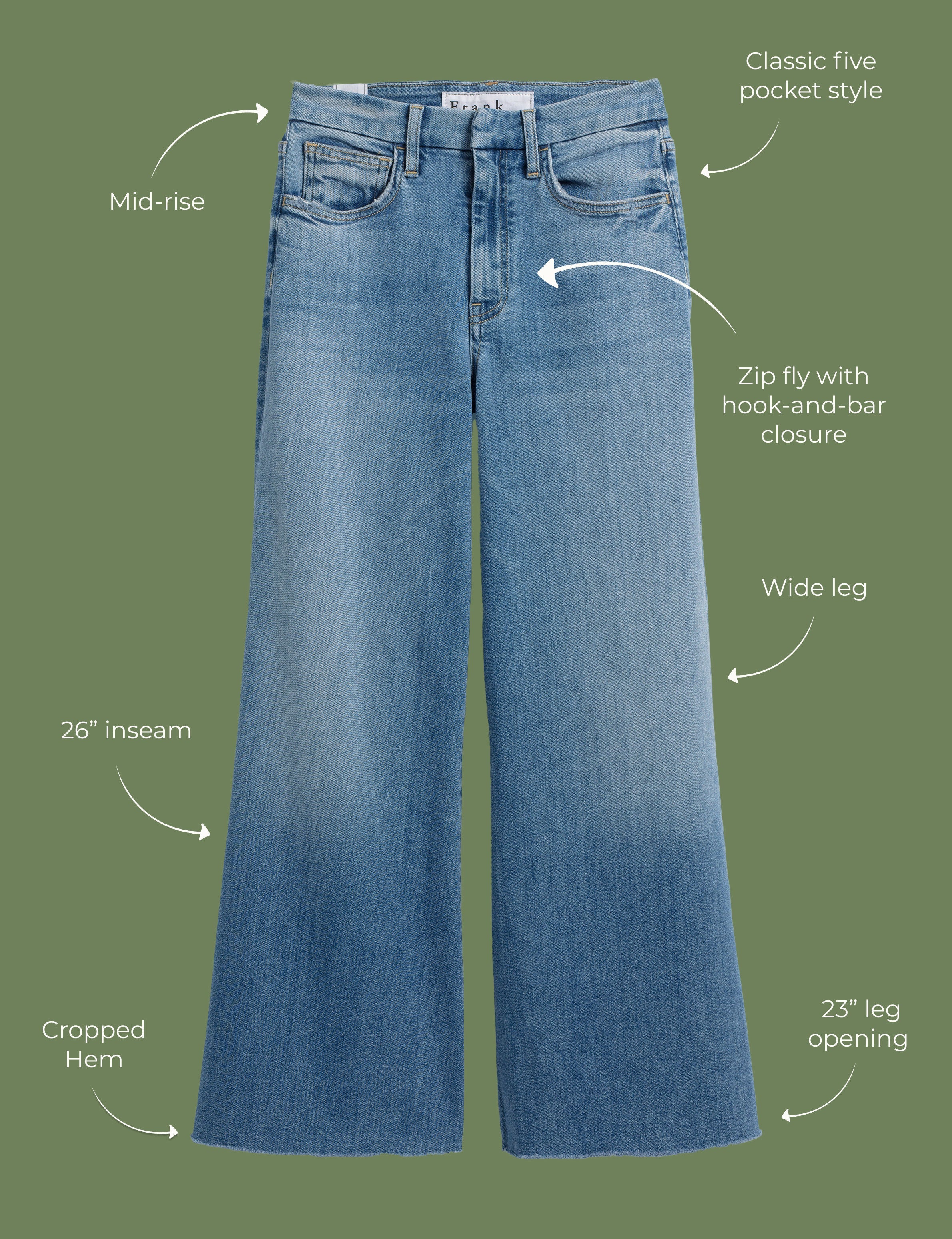 GALWAY 26" 1972 Wash, Italian Dreamâ„?Denim