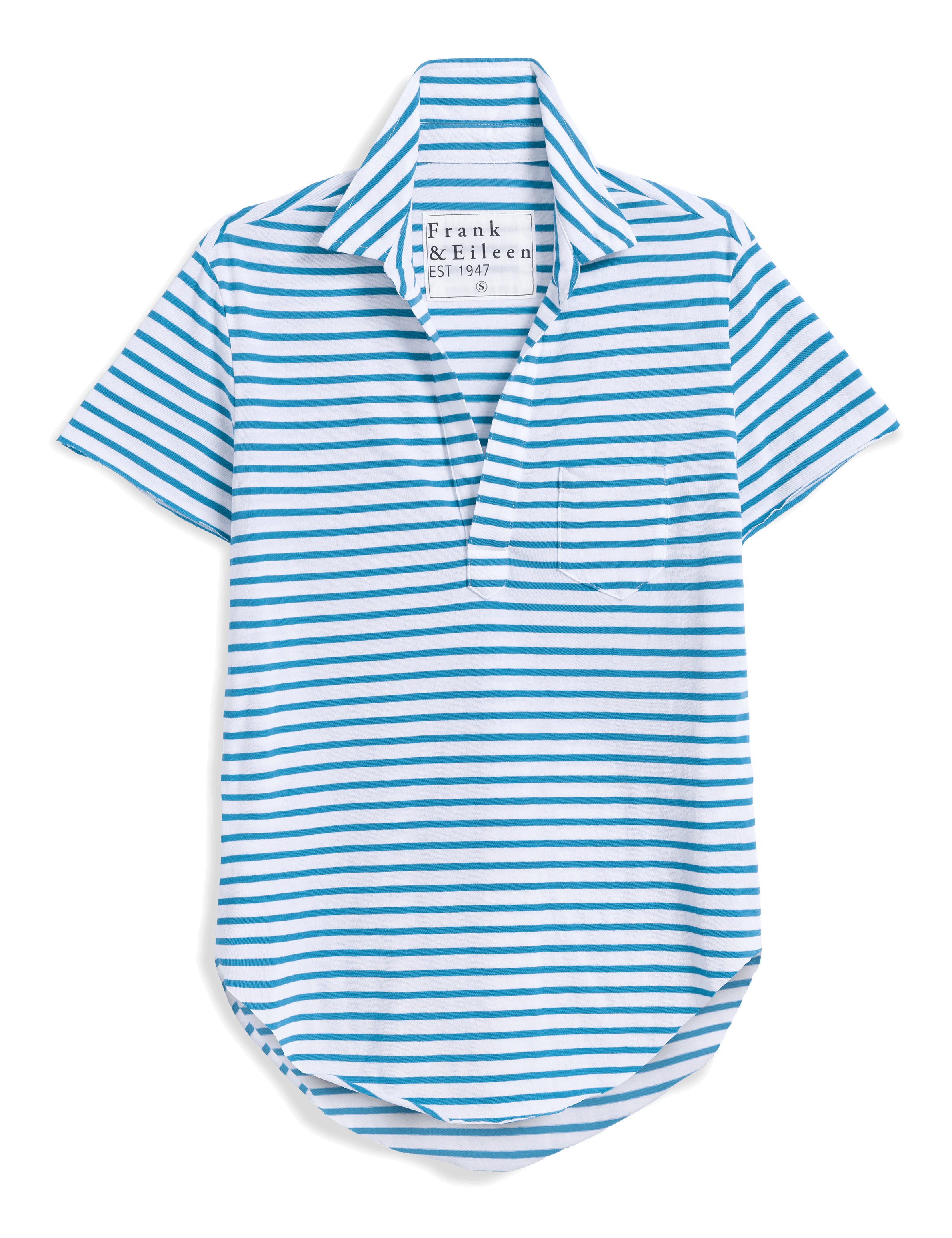 CHARLOTTE Turquoise Stripe, Vintage Jersey