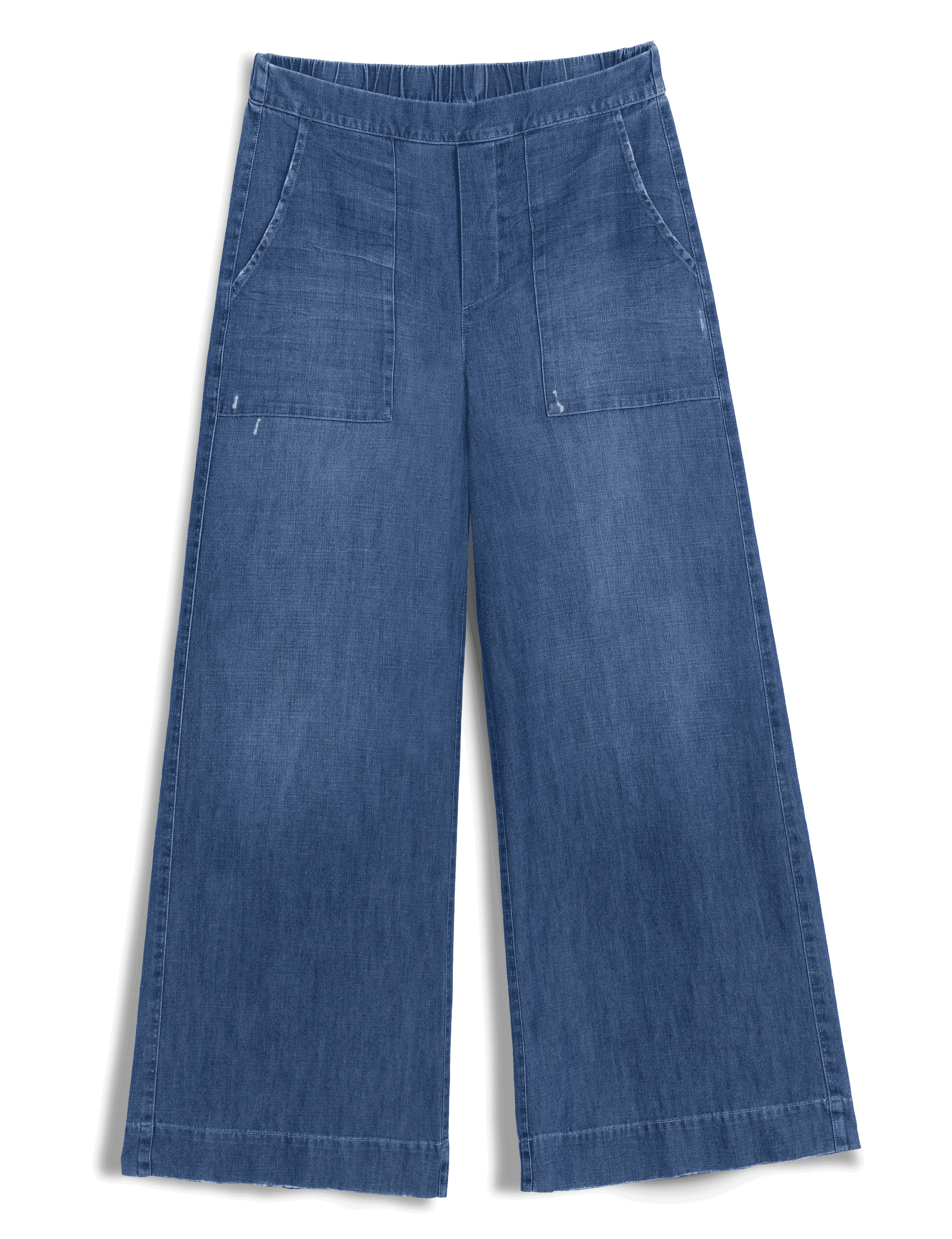 MADELINE Distressed Indigo Wash, Famous Denim