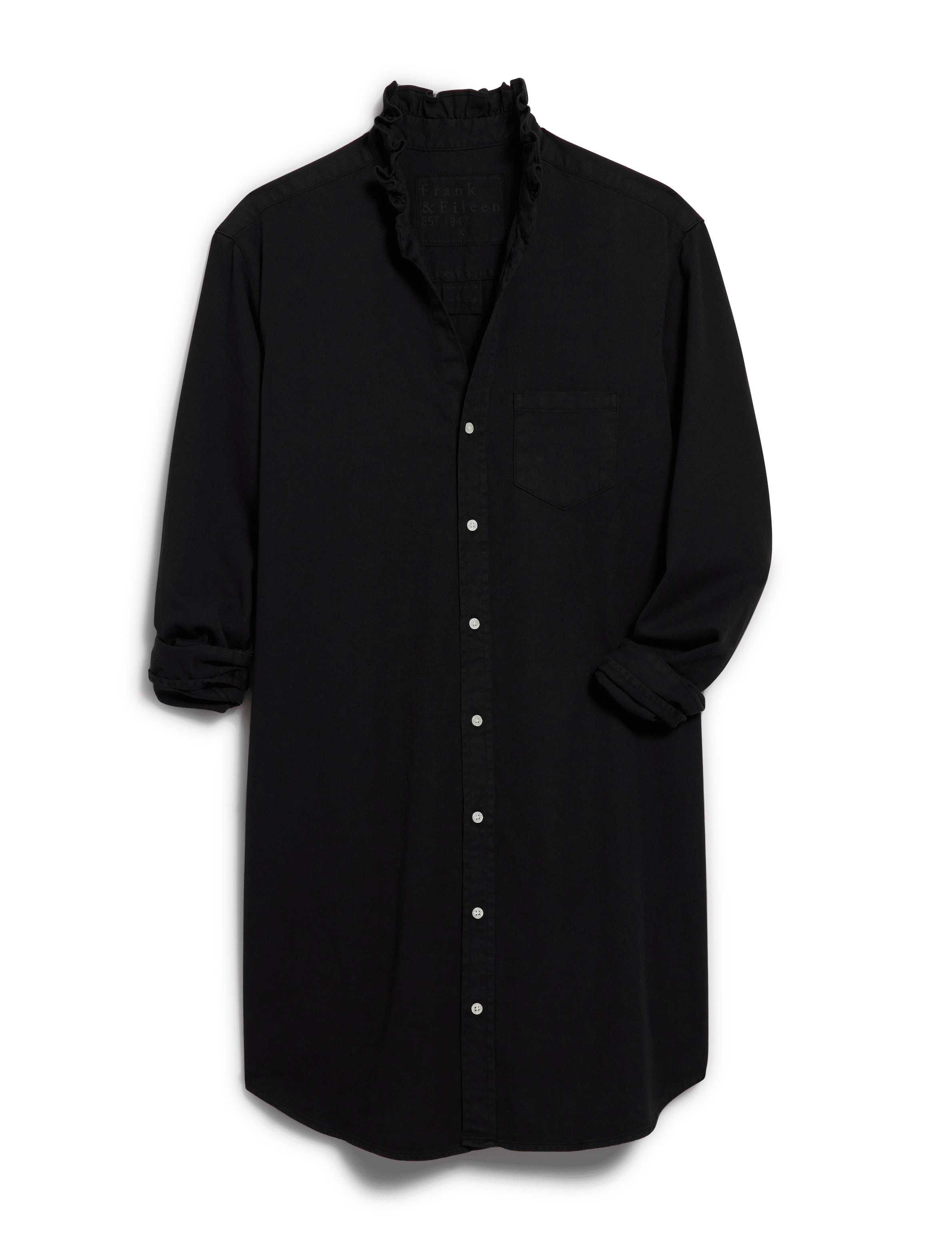 MARY RUFFLE Black, Famous Denim