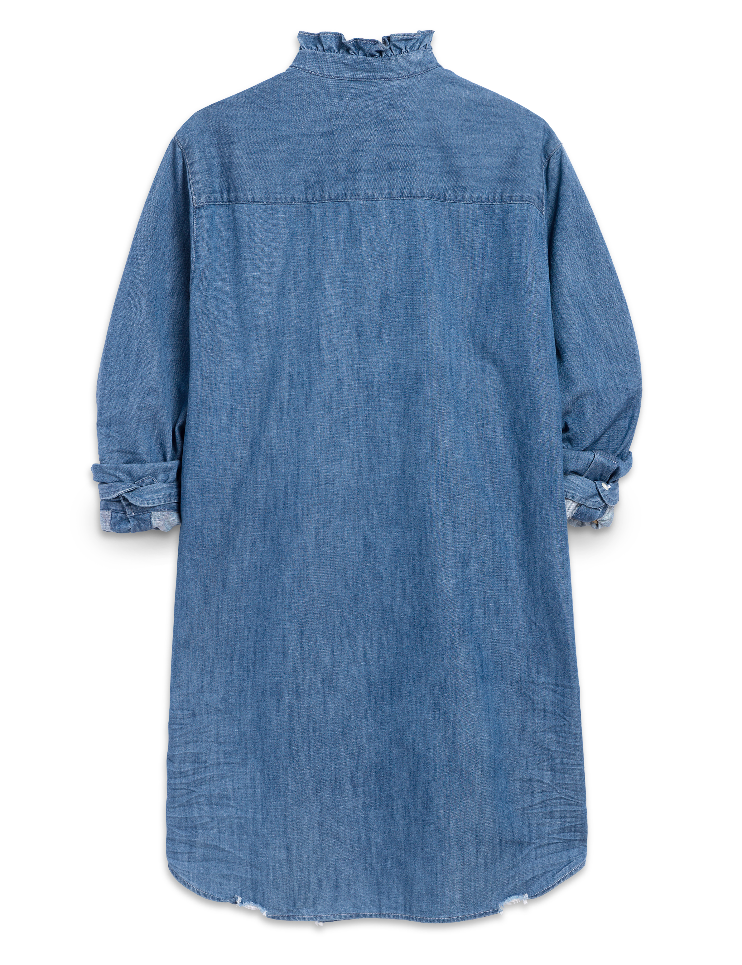 MARY RUFFLE Vintage Stonewashed Indigo, Famous Denim