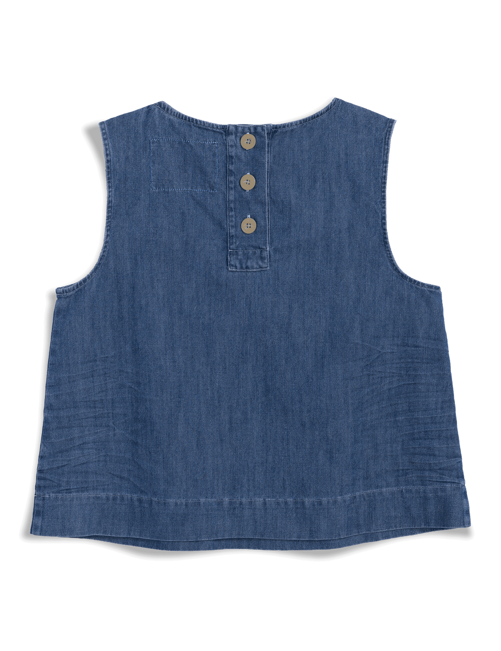 SHELLEY Distressed Indigo Wash, Famous Denim