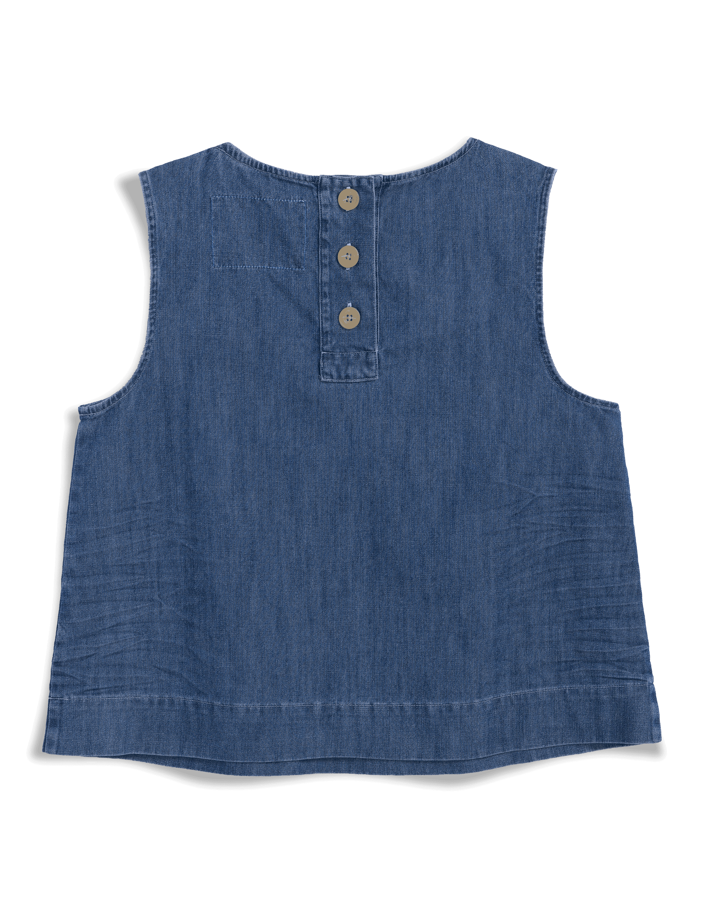 SHELLEY Distressed Indigo Wash, Famous Denim